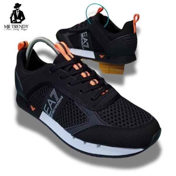 Black Emporio Armani EA7 Men Sneakers