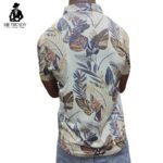 Cream Designer Stretching Shirts for Men - Image 2